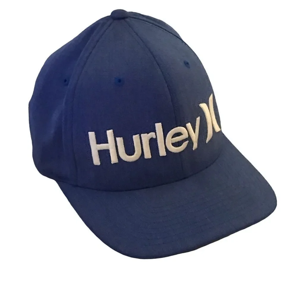 Hurley Blue Flex-Fit Hat